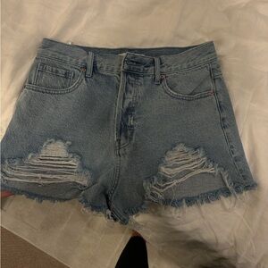 PacSun Vintage High Rise Denim Shorts